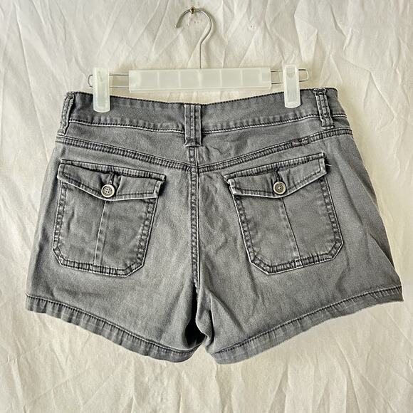 French Star Y2k Low Rise Micro Mini Shorts 5 Grunge Trashy Indie Sleaze McBling - Picture 3 of 8